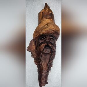 Wells 1982 Mountain Man Handcarved Folk Art